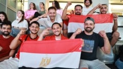 Die Ägypten-Fans waren in der Überzahl, am Ende jubelten aber die Argentinier.