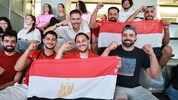 Die Ägypten-Fans waren in der Überzahl, am Ende jubelten aber die Argentinier.
