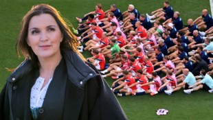Der Ruder-Jubel ist zum Markenzeichen des norwegischen Nationalteams geworden. Auch Barbara ...