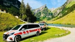 Am Seealpsee war ein Großaufgebot an Rettungskräften vor Ort.