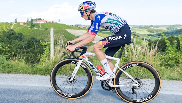 Alex Hajek fährt sonst für „Red Bull Bora“