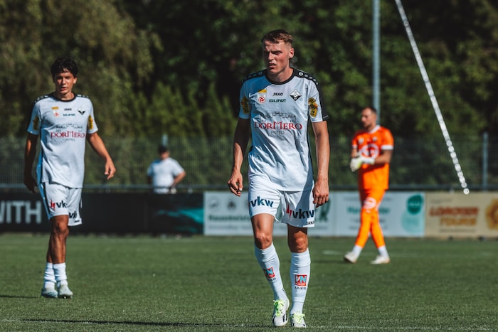 Im letzten Testpiel gegen den 1. FC Heidenheim lief Benny Böckle erstmals im Trikot der ...