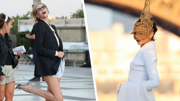 Charlize Theron setzte in ultrakurzen Shorts ihre langen Beine in Szene, Zendaya trug einen ...