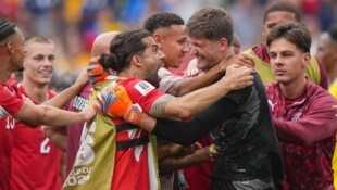 Große Freude bei den Schweizer-Kickern! 