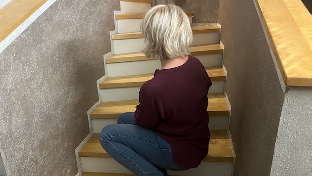 Die Frau will für ein Foto nicht ihr Gesicht zeigen: „Es gibt viele Menschen, die mich wegen der ...