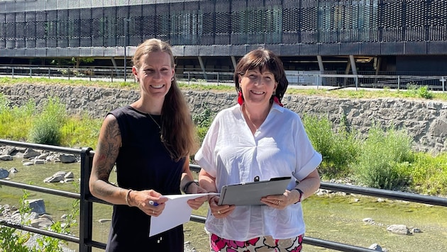 Mechtild Bawart (rechts) und Miriam Capelli haben das Volksbegehren initiiert. Mit dem Ergebnis ...
