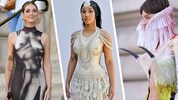 Bei den Haute-Couture-Schauen in Paris sorgten die Promis für modische Hingucker.