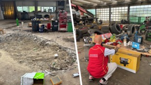 In der Werkstatt in Wien-Floridsdorf wurden schwerwiegende Umweltmängel festgestellt.