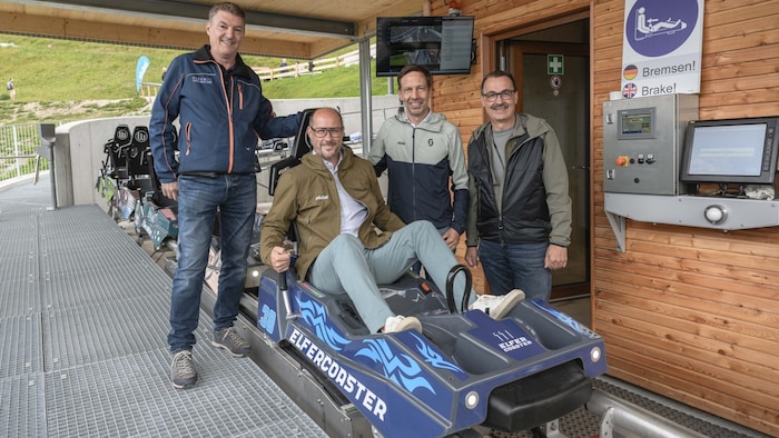 Hans Glockengiesser (Geschäftsführer der Elferbahnen), Tourismus- und Wirtschaftslandesrat Mario ...