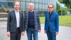 LIVA-Doppelspitze: Kai Liczewski (li.) und Norbert Trawöger (re.) gemeinsam mit dem ...