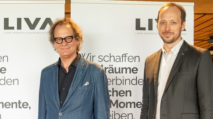 Der Kunstprofi und der Finanzprofi im Gleichklang: Norbert Trawöger und Kai Liczewski