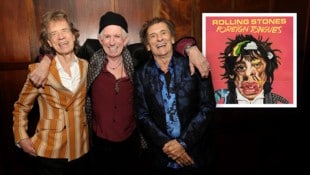 Mick Jagger, Keith Richards, Ronnie Wood – die Rolling Stones. Lebende Legenden, die sich ...