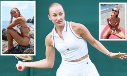 Anastasia Potapova lässt im Urlaub die Seele baumeln. 