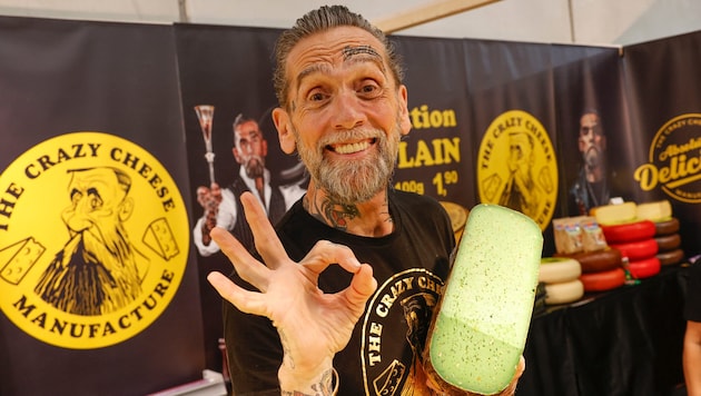 Roland Ludomirska war das markante Gesicht hinter „Crazy Cheese“.