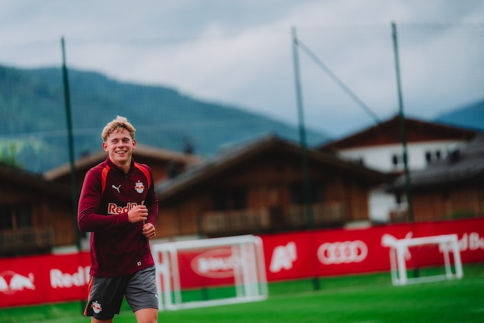 Johannes Moser arbeitete im Trainingslager von Red Bull Salzburg intensiv an seiner körperlichen ...