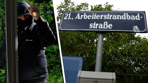 Ein Einbrecher (Symbolbild) stieg in ein Haus an der Arbeiterstrandbadstraße ein – doch sein ...