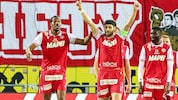 Im heimischen Stadion hatte der GAK um Kapitän Daniel Maderner im Jahr 2026 in jedem Spiel ...