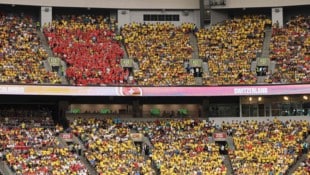 Die Fans beim WM-Duell Kolumbien gegen Schweiz