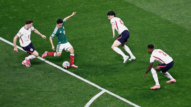 Gilberto Mora machte auch beim Duell mit England auf sich aufmerksam.