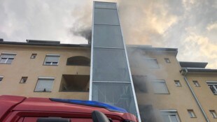 Großeinsatz in der Vinzenz-Muchitsch-Straße in Graz
