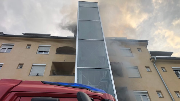 Großeinsatz in der Vinzenz-Muchitsch-Straße in Graz