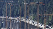 Die Mega-Baustelle bei der Luegbrücke