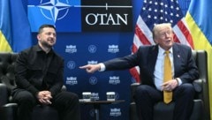 Beim Treffen mit Selenskyj leistete sich Trump mehrere Aussetzer.