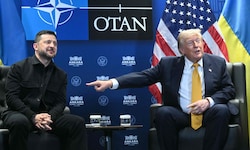 Beim Treffen mit Selenskyj leistete sich Trump mehrere Aussetzer.