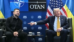 Beim Treffen mit Selenskyj leistete sich Trump mehrere Aussetzer.