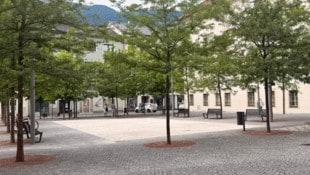 Der Rathausplatz in Spittal  