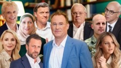 Kommunikations-Experte und krone.tv-Podcaster Gerald Fleischmann und eine Auswahl seiner 32 ...