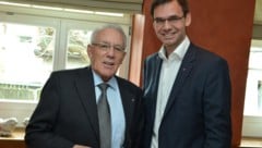 Bertram Jäger mit Landeshauptmann Markus Wallner.