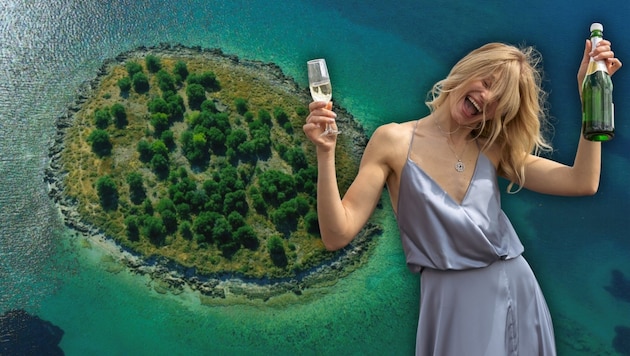 Der Traum vom eigenen kleinen Stückchen Land inmitten von Wasser: Die griechische Insel St. ...