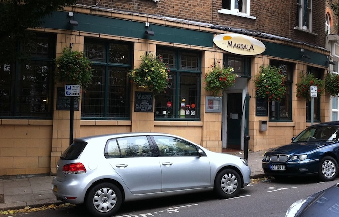 Der Tatort, der Magdala Pub, im Jahre 2010