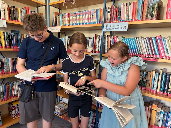 Die Schülerinnen und Schüler der MS Wolfsberg sind richtige Lesefüchse.