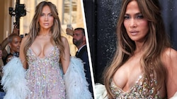 Jennifer Lopez weiß, wie man alle Blicke auf sich zieht: Bei der Paris Fashion Week sorgt die ...