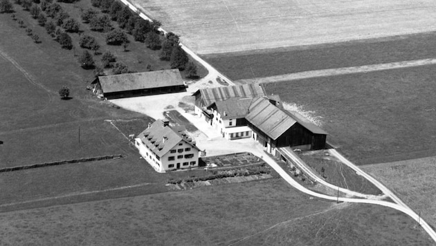 Der Sennhof in Brederis in den 1950er-Jahren