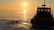 Neben dem Boot musste Findenig zwölf Stunden nach Schottland durchschwimmen.
