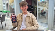 Stolz präsentierte Michael Kleinlercher (19) seine eigene App für Restaurants. 