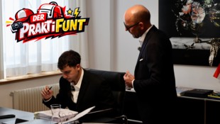 Unser „PraktiFUNt“ Gabriel versuchte sich einen Nachmittag lang als Bürgermeister der ...