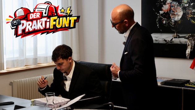 Unser „PraktiFUNt“ Gabriel versuchte sich einen Nachmittag lang als Bürgermeister der ...