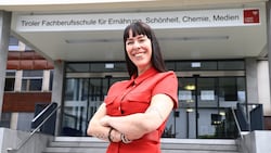 Ein letztes Mal noch Lachen vor der Berufsschule: Melanie Stanojevic wollte unbedingt bleiben.