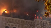 Das Feuer war im Dachboden der historischen Villa ausgebrochen.