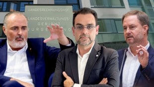 René Wenk (mitte) gerät erneut ins Visier der SPÖ. Im Vorjahr kritisierte Landeshauptmann Hans ...