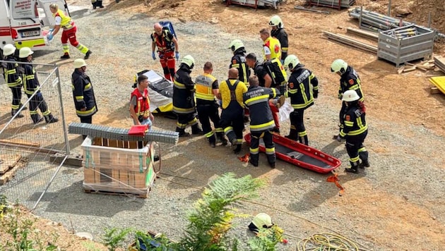 Ein schwerer Arbeitsunfall trug sich in Terpetzen bei Völkermarkt zu.