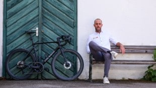 Radsport-verrückt: Rupert Hödlmoser. 