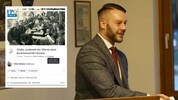 Viktor Erdesz lud im Jahr 2020 mit einem Foto der Wehrmacht zu einem Event der schlagenden ...
