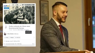 Viktor Erdesz lud im Jahr 2020 mit einem Foto der Wehrmacht zu einem Event der schlagenden ...