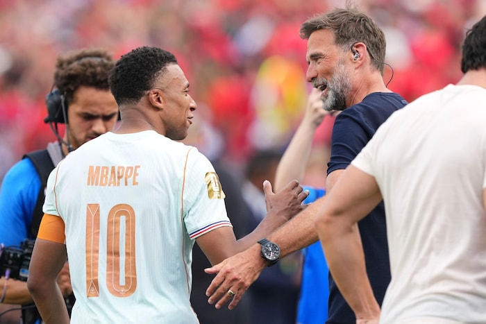 Kylian Mbappe und Jürgen Klopp
