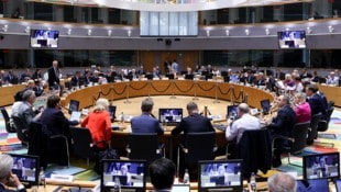 Ein Treffen der EU-Finanzminister in Brüssel